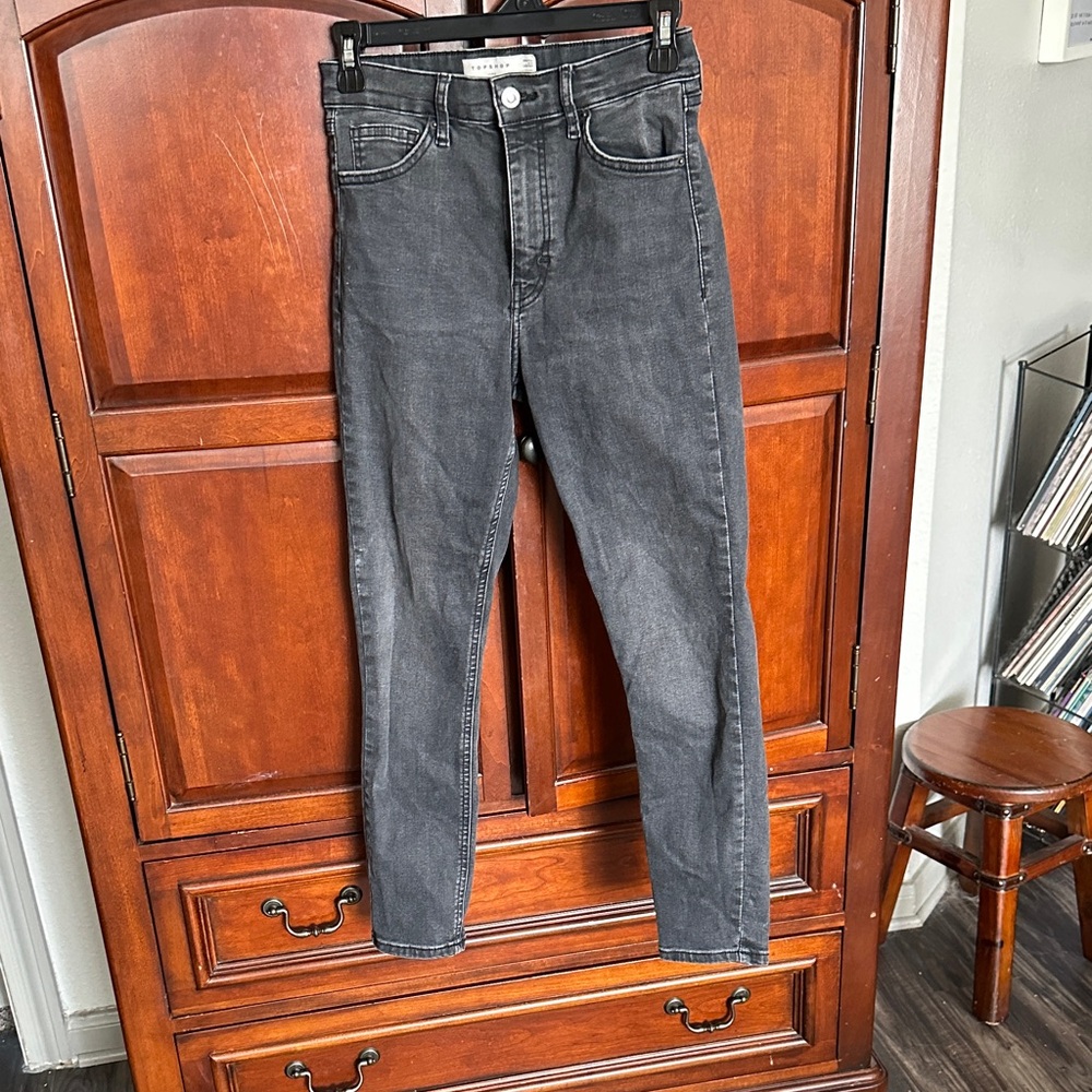 Top Shop Jamie black skinny jeans